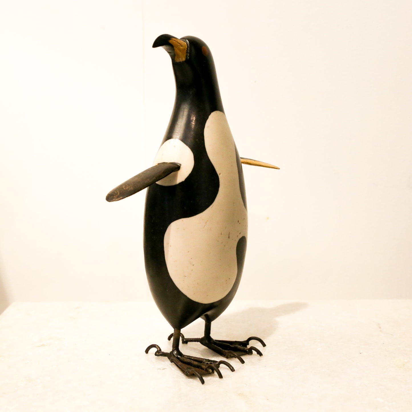 Stone and Wire Penguin