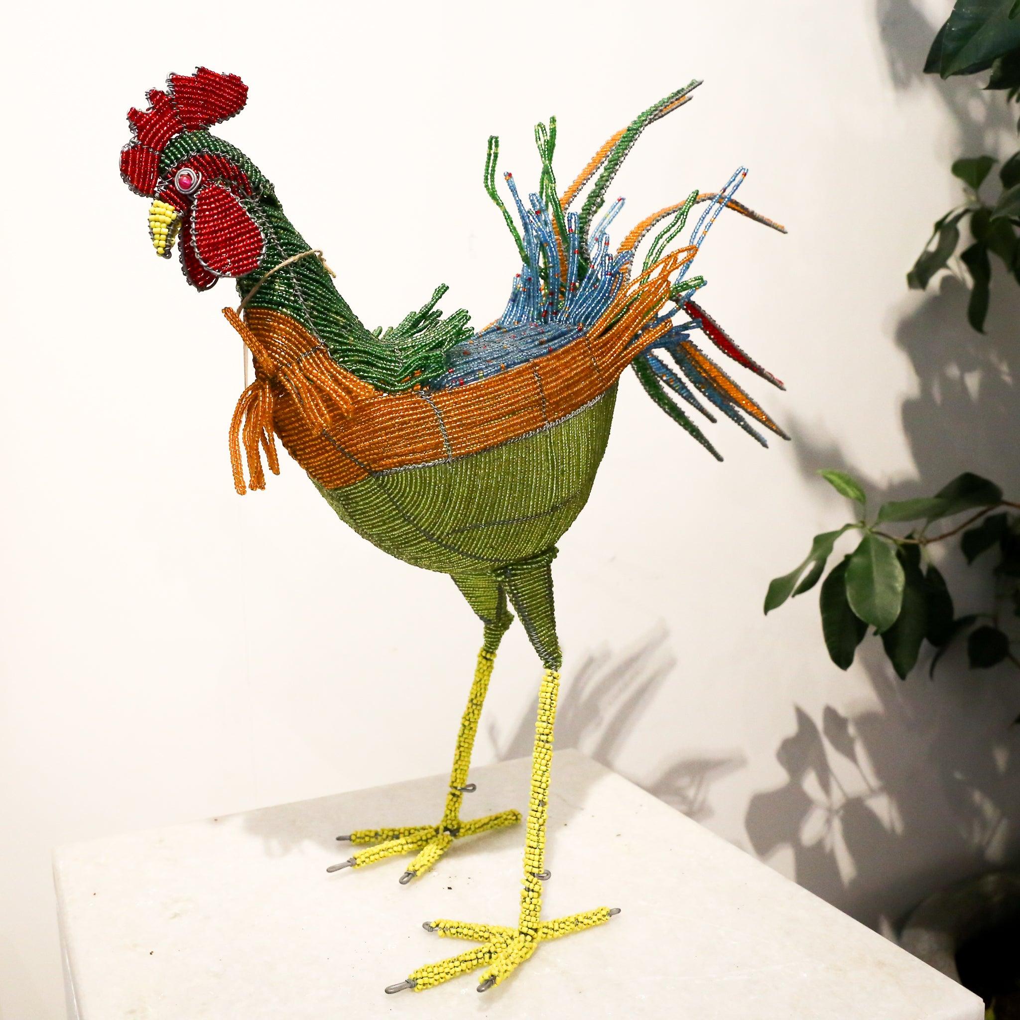 Beaded Rooster