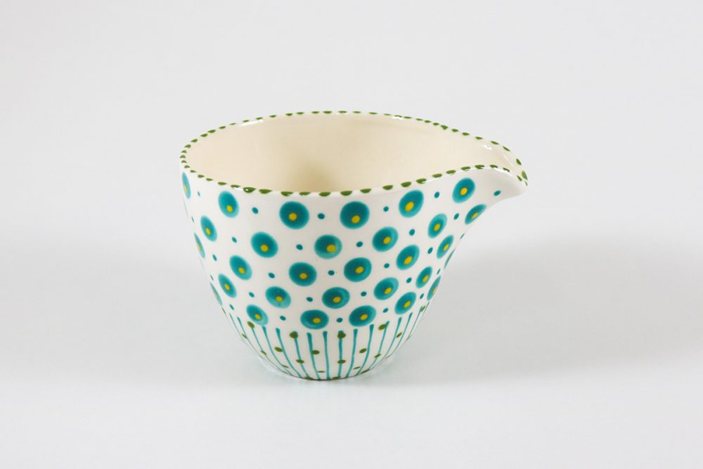 Hand Painted Ceramic Milk Jug