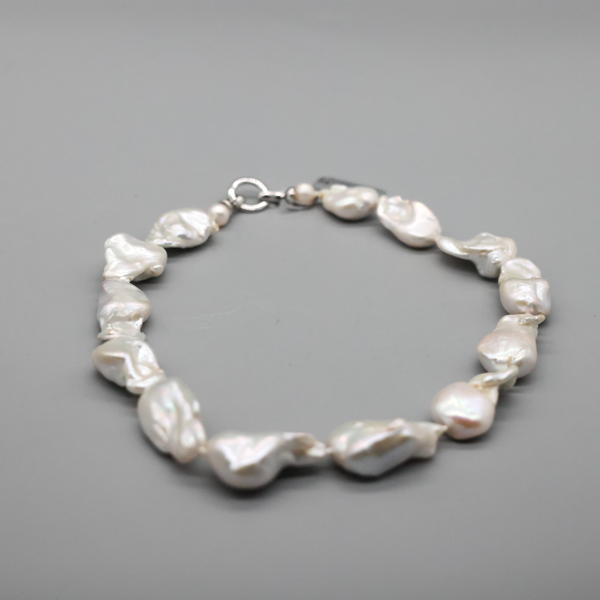 Large Fireball Baroque Fresh Water Pearl Necklace