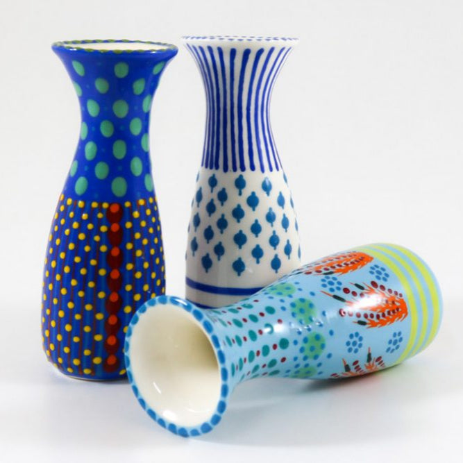 Hand Painted Bud Vase