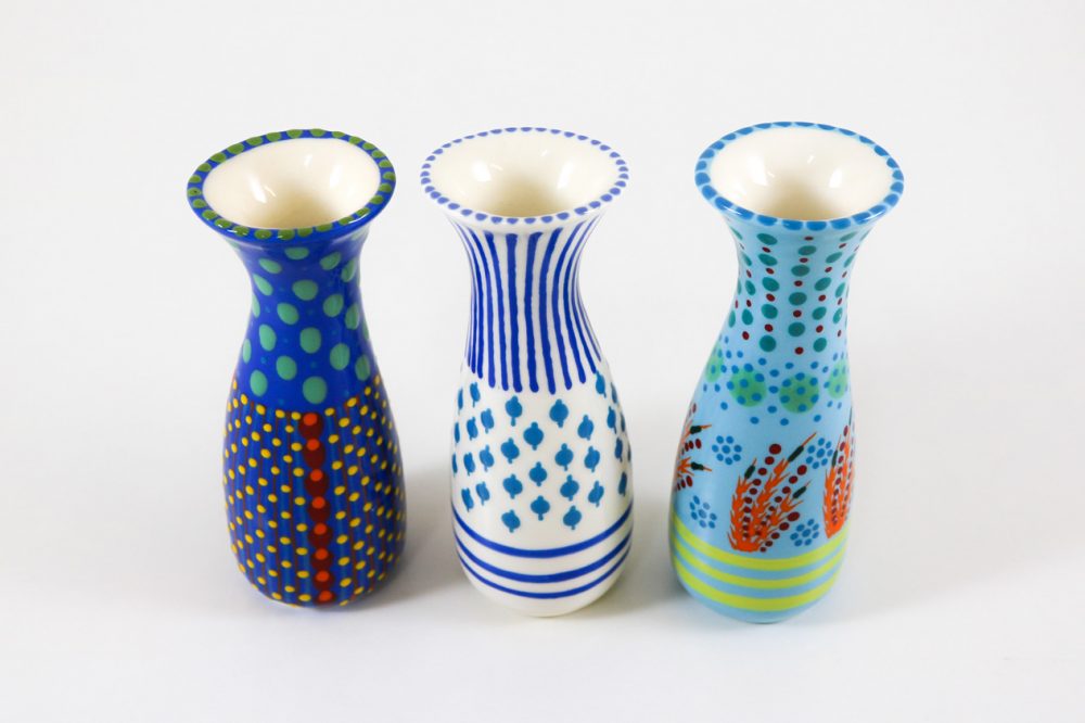 Hand Painted Bud Vase