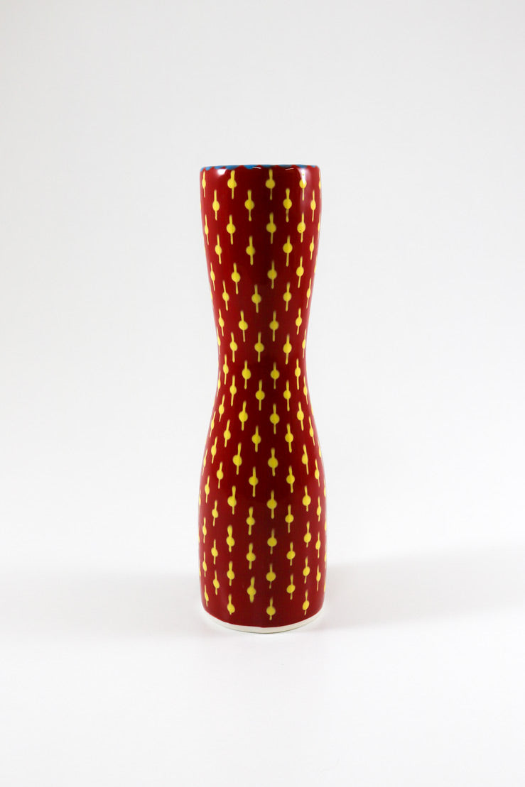 Hand Painted Ceramic Tulip Vase