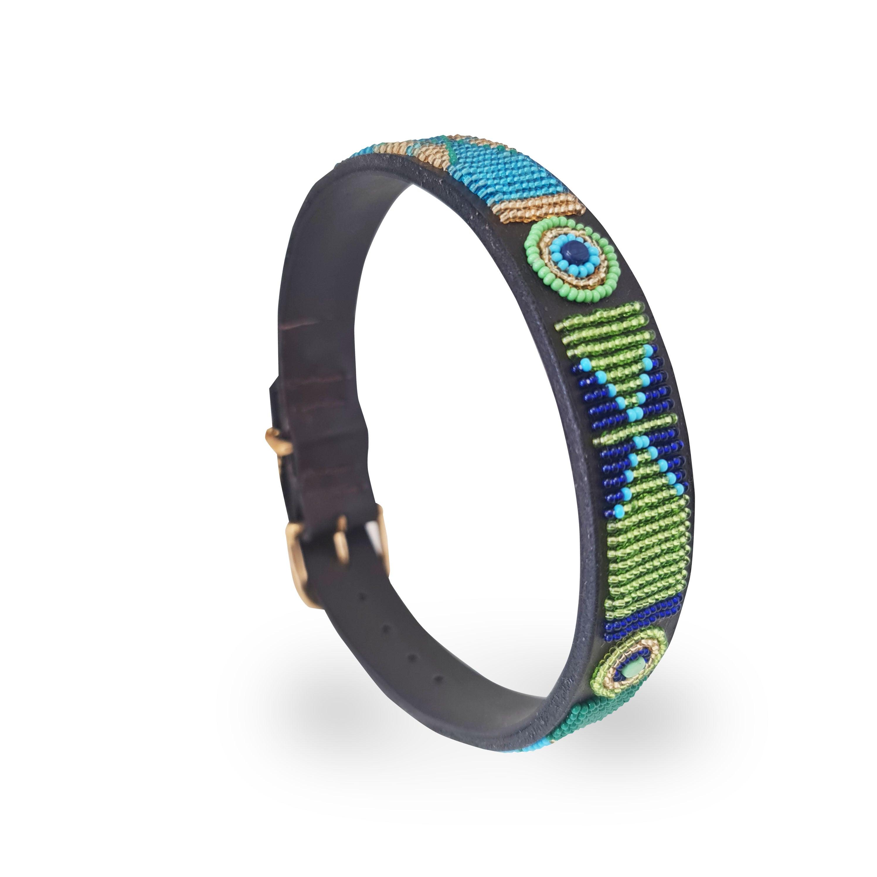 Kenyan Beaded Dog Collar