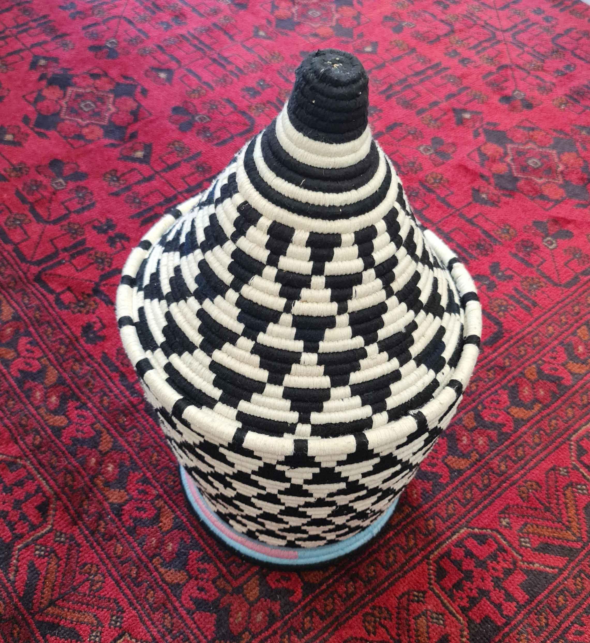 Conical Woolen Basket