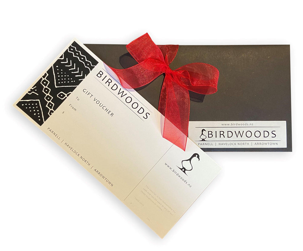 Birdwoods gift vouchers for gallery, café, and Sweet Shop experiences in Hawke’s Bay.