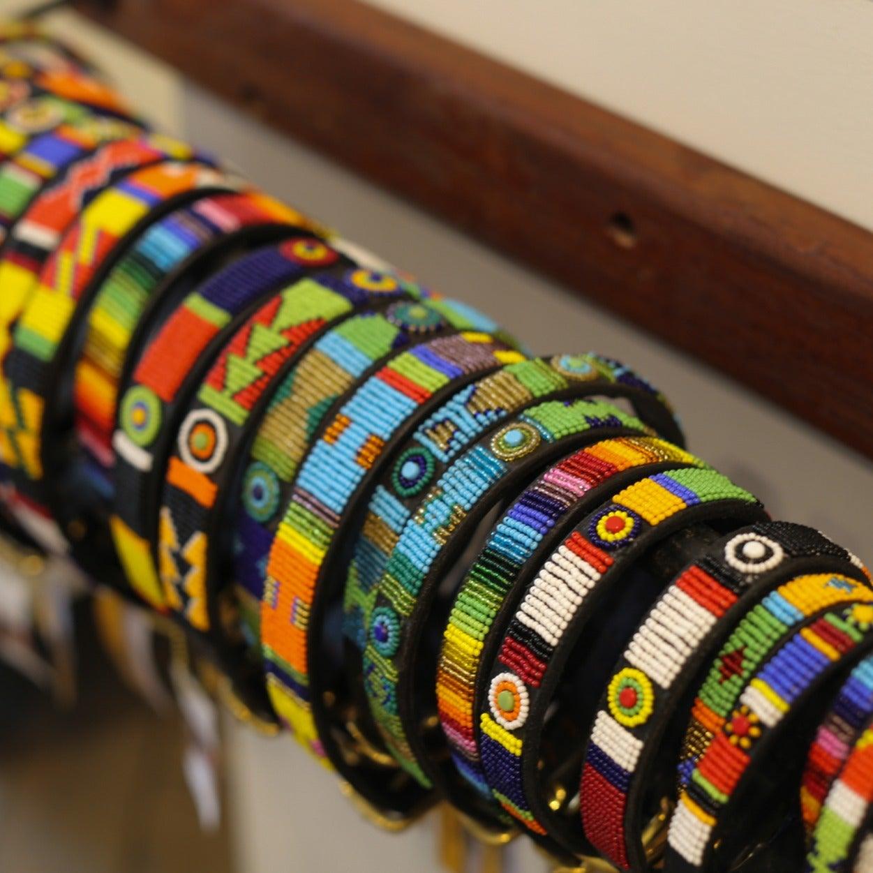 Kenyan Beaded Dog Collar