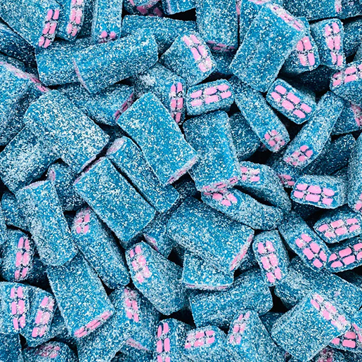 Fizzy Blue Raspberry Bricks