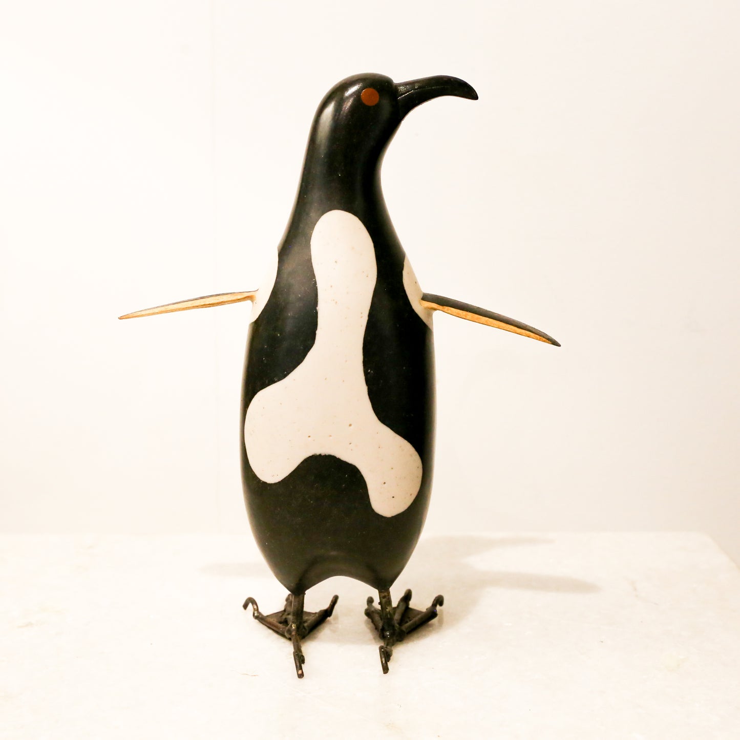 Stone and Wire Penguin