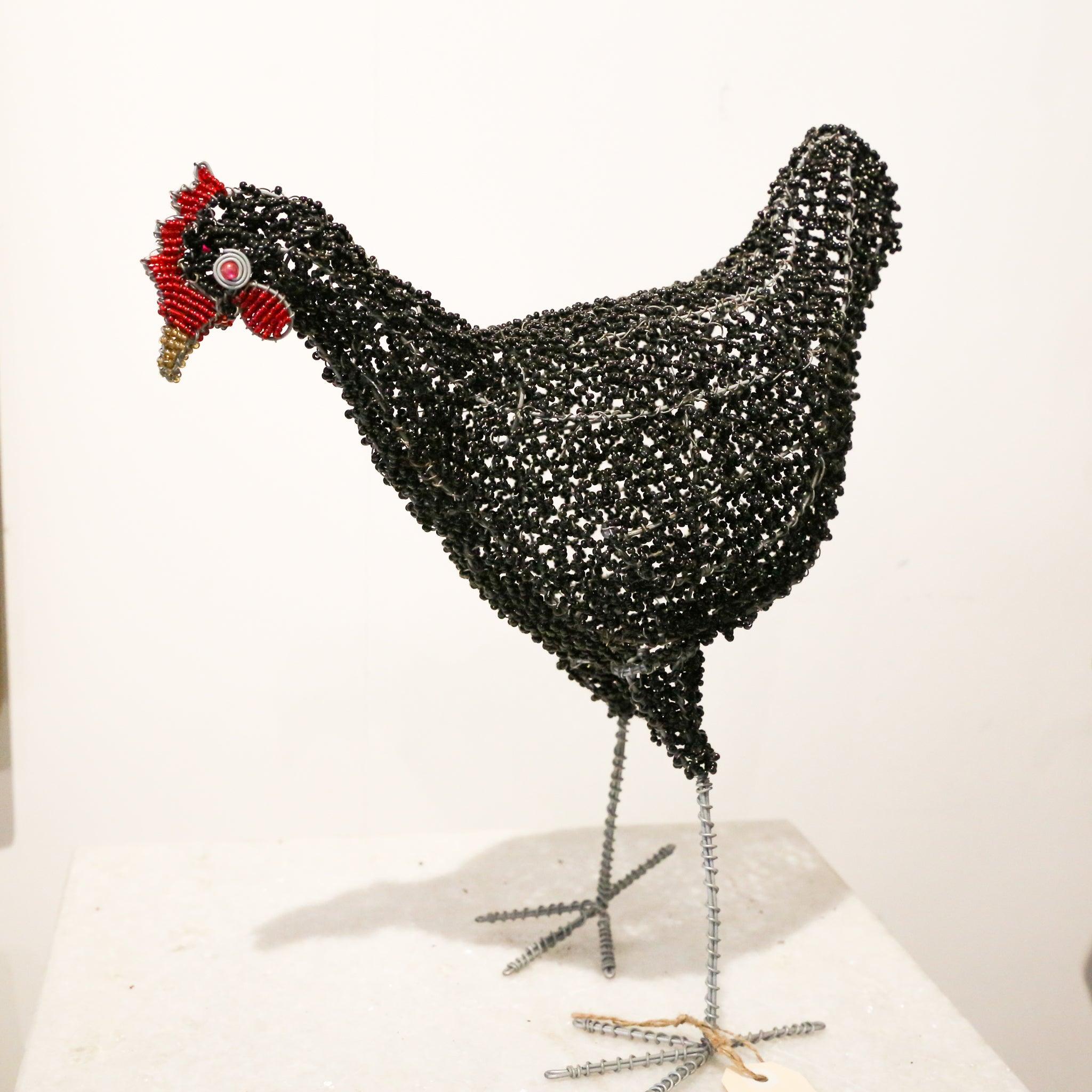 Beaded Hens