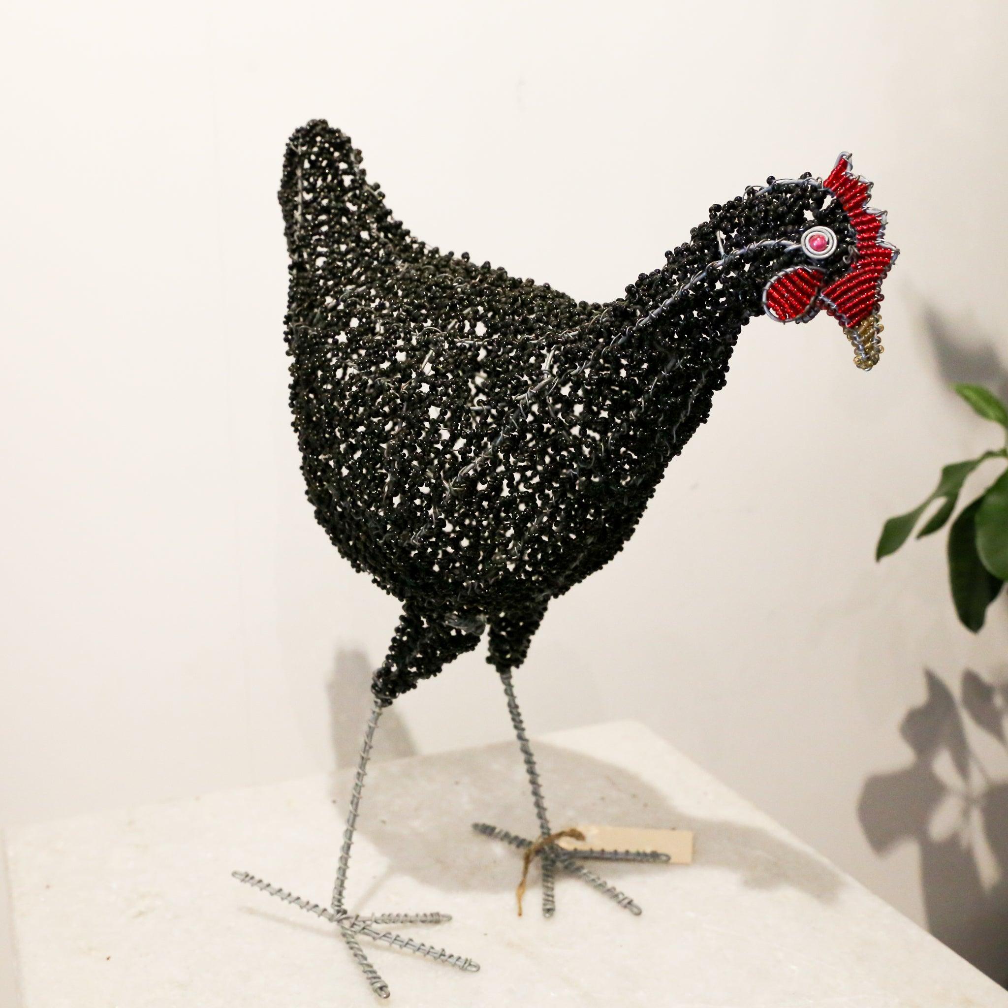 Beaded Hens