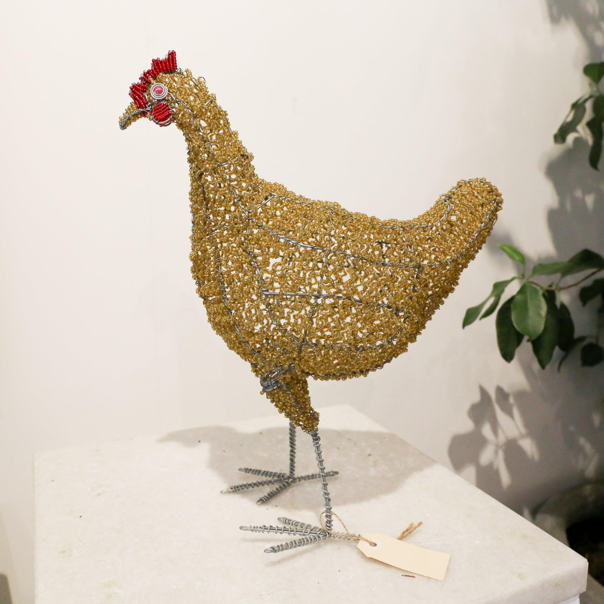 Beaded Hens