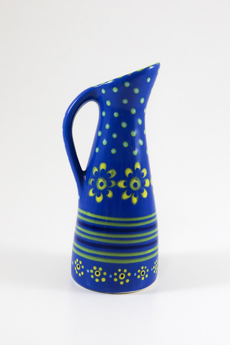 Hand Painted Ceramic 1950s Jug