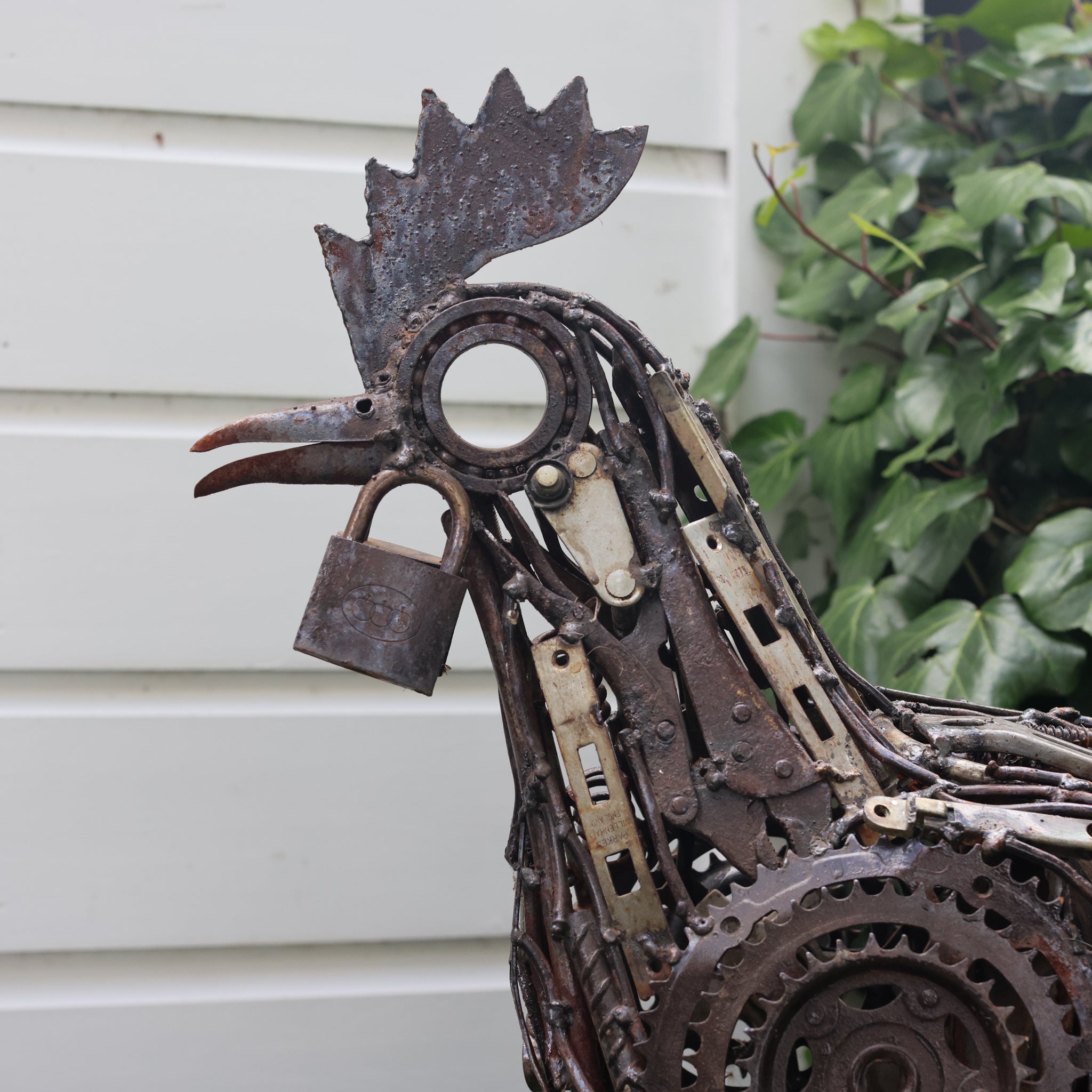 Recycled Metal Rooster