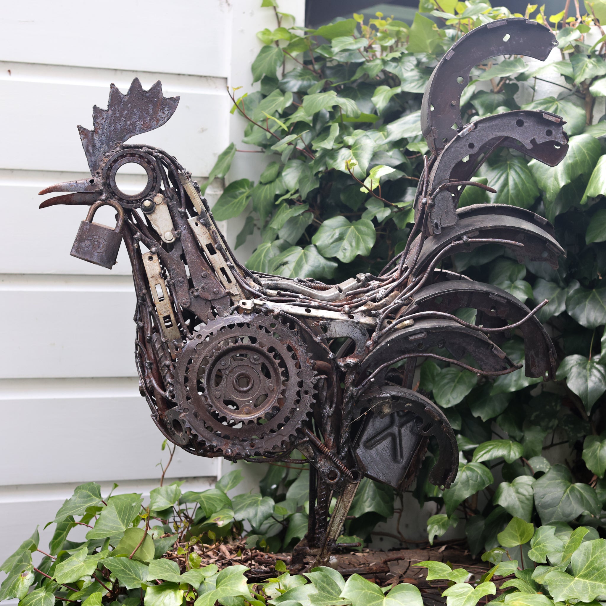 Recycled Metal Rooster