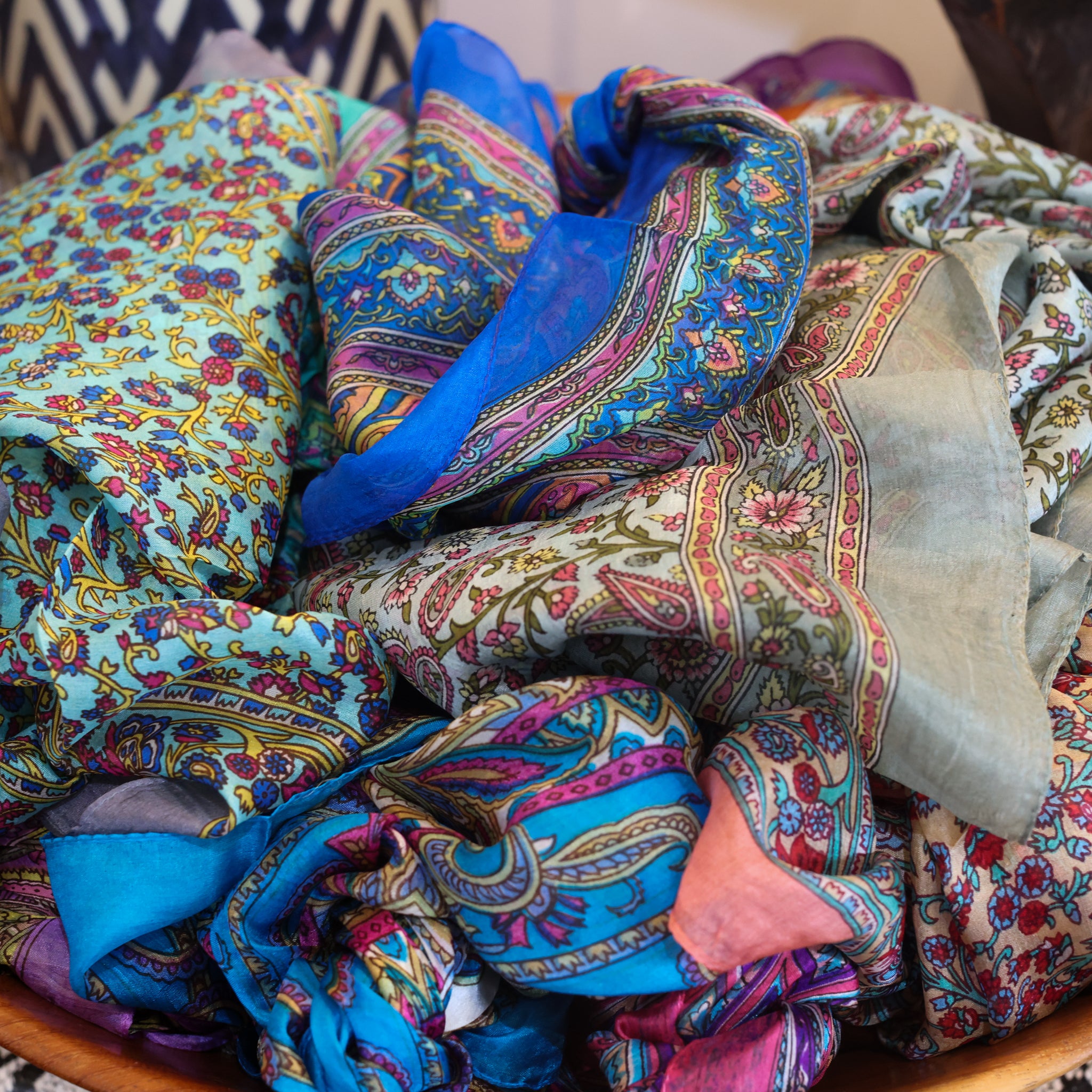 Indian Silk Scarves