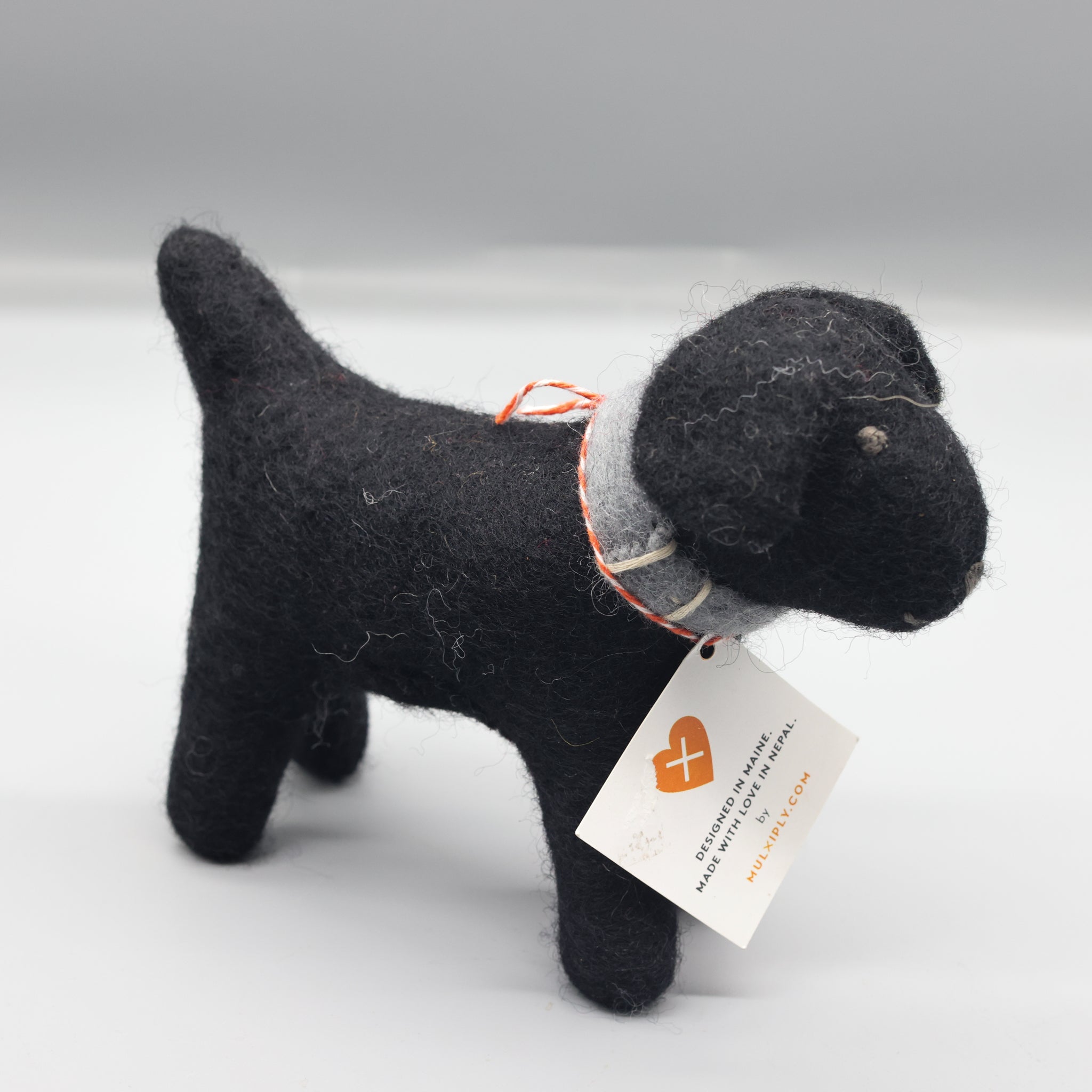 Black Dog - Small felted