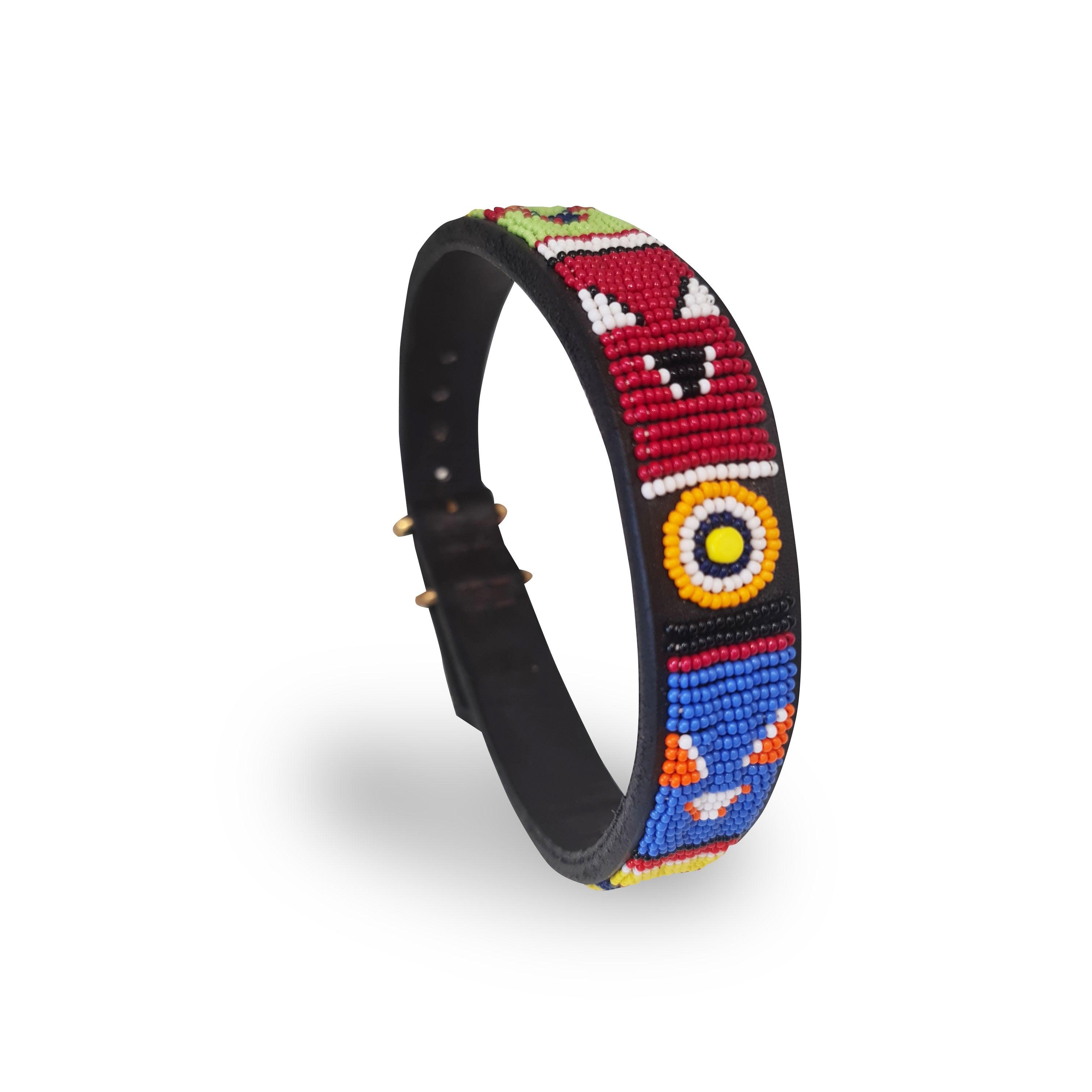 Kenyan Beaded Dog Collar