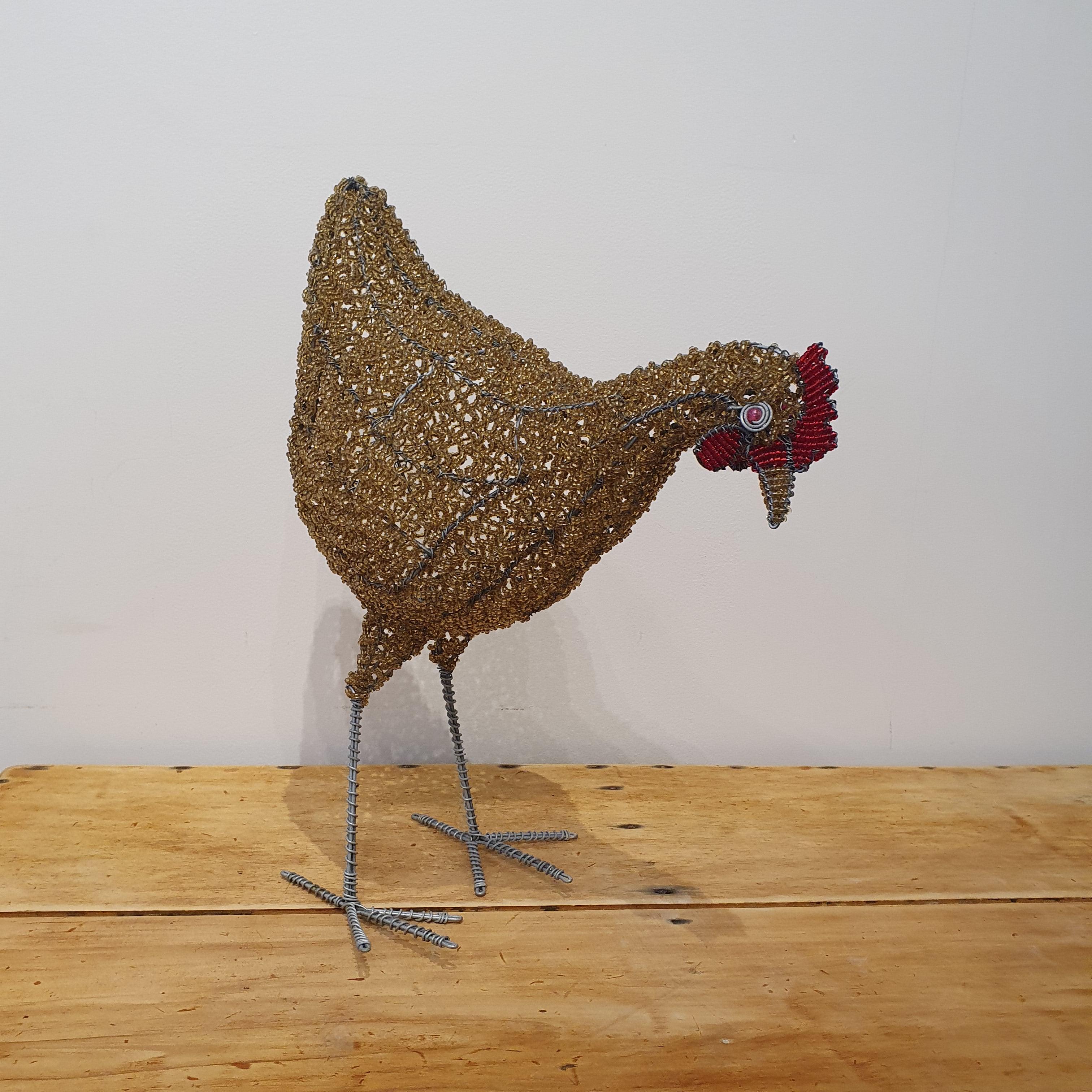 Beaded Hens