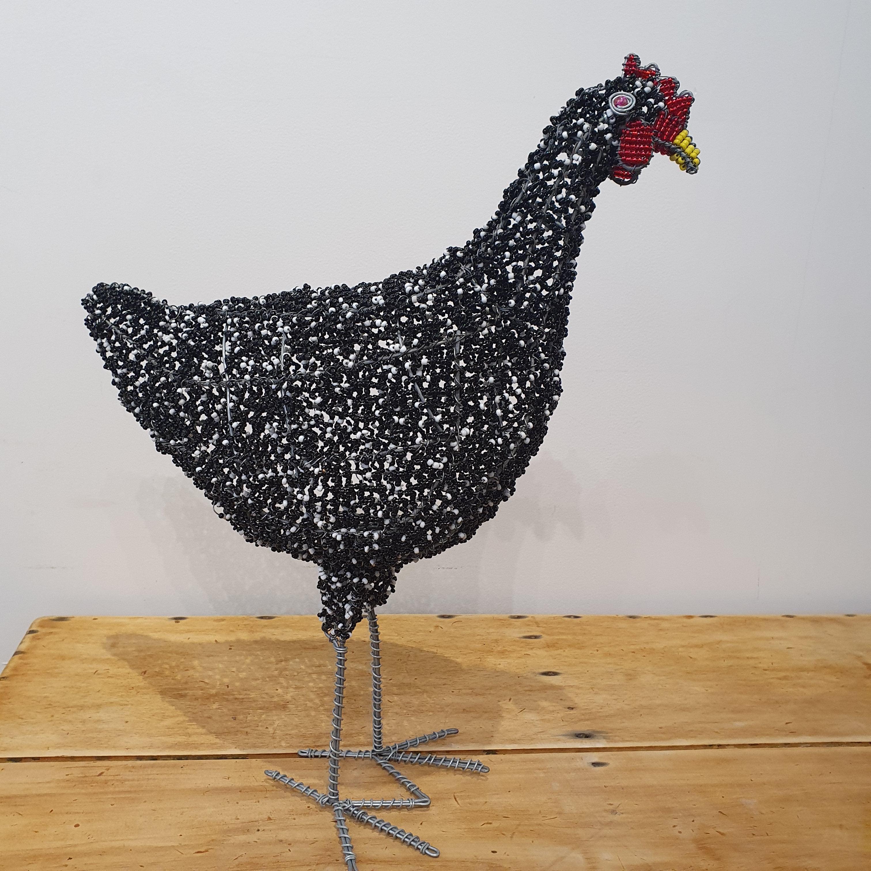 Beaded Hens