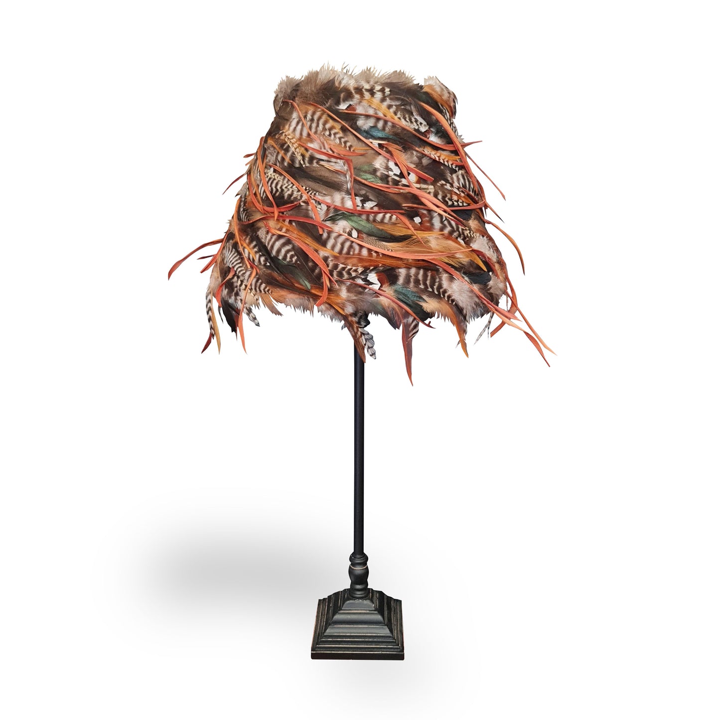 Autumn Feather Lampshade